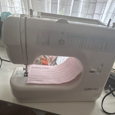 #ad EURO PRO Electric Portable Sewing Machine Household Free Arm $59.50
