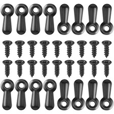 100 Pcs Metal Picture Frames Turn Button Fasteners Backing Clips with Screws