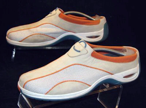 Novo Sapato Feminino COLE HAAN Couro Malha Slide Slip On Casual Conforto Mule Tamanho 9.5 B - Imagem 2 de 3