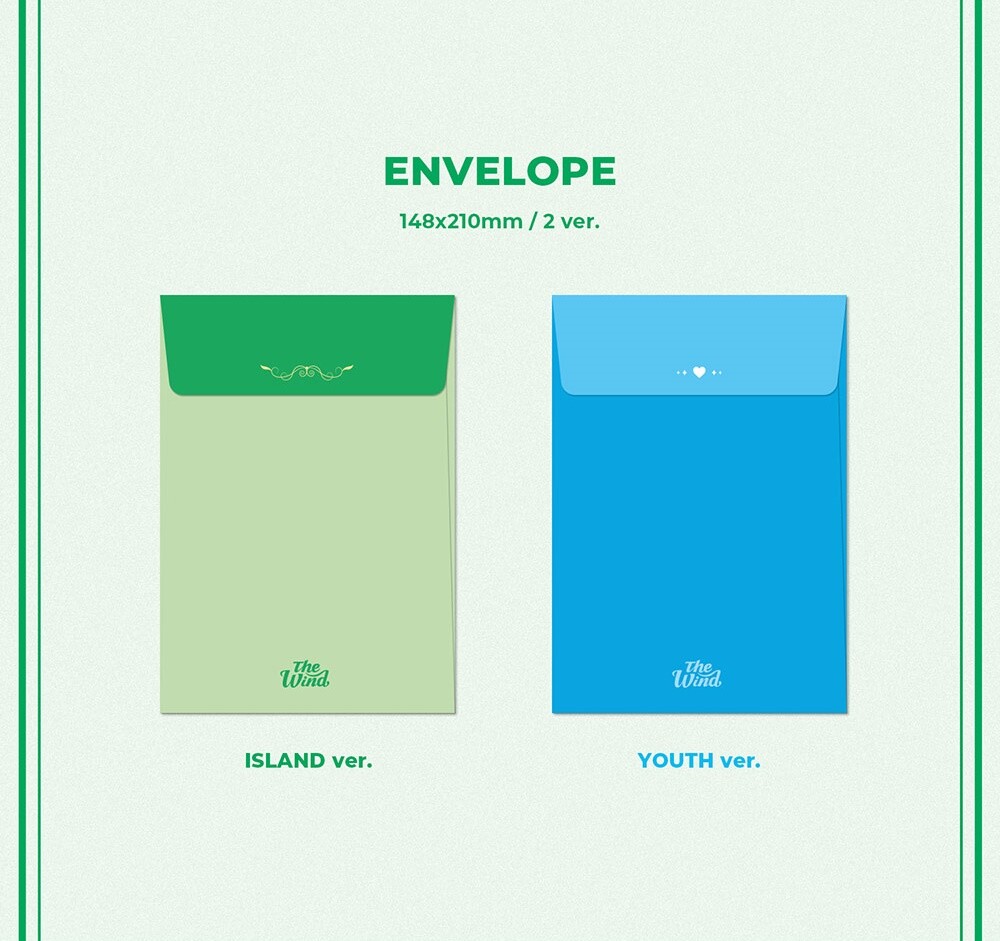 THE WIND 1st Mini Album [Beginning The Wind Page] CD+Book+Post+