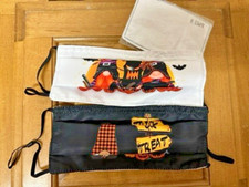 Set of 2 Halloween Face Masks Pleated Gnomes Trick or Treat