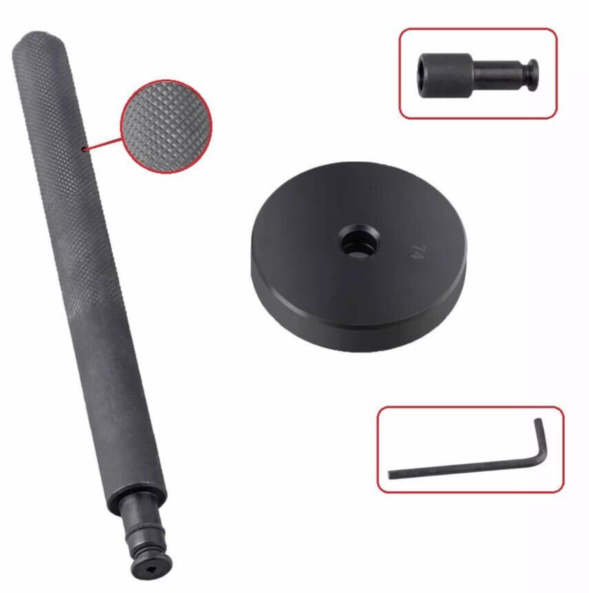 52pc Custom Bushing Bearing Seal Driver Push Press Disc Tool Set - Foto 6