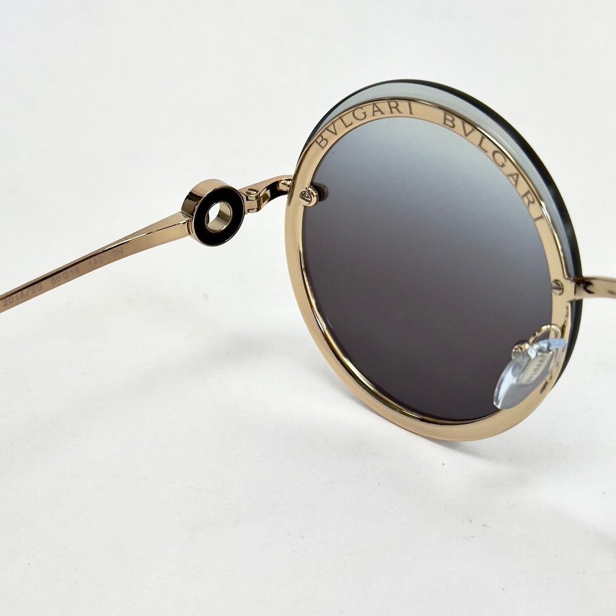 BVLGARI COIN Black Gradient Gold Jewel Strass Logo Round BVLGARI COIN Black Gradient Gold Jewel Strass Logo Round