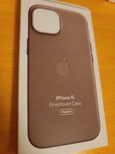 Original Apple - iPhone 15 6.1" FineWoven Case with MagSafe - Taupe
