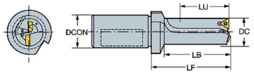 SANDVIK R416.2-0270L32-41 Coromant U indexable insert perceuse USURE ÉTAGÈRE - Photo 5/5