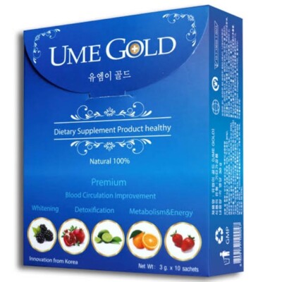 1x UME GOLD Diet Supplement Anti oxidant Healthy Natural Blood Circulation Detox