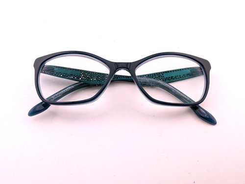BCBGMAXAZRIA Eyeglasses, Frames Only, Bexley, Teal Laminate, 51-15-135, Plastic