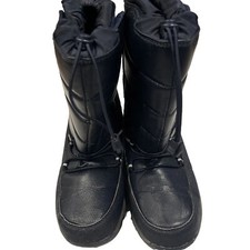 Lands End Kids Blue Snow Furry Size 3 Boots