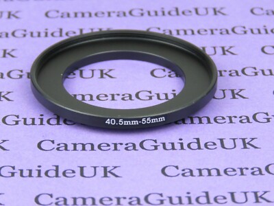 40,5 mm auf 55 mm Stecker-Buchse Step Up Filterring Adapter 40,5 mm-55 mm 