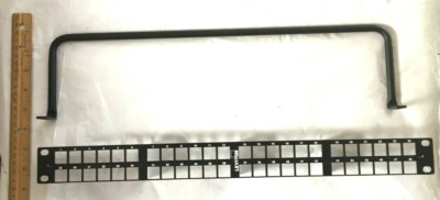 Panduit 1RU High-Density Universal Patch Bay Panel E2X1F-S48 1C48V0 New 