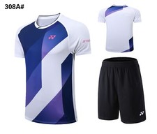 YY Tuta Sportiva Bambino Adulto Tennis Tavolo Badminton Abbigliamento Set Magliette+Shorts