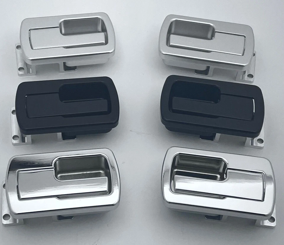 Manija de puerta interior Billet para Volkswagen VW MK1, MK2, Scirocco, Rabbit Silver Foto 3 de 4