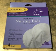 Lansinoh Washable Nursing Pads - 4 Pads - Unopened Box