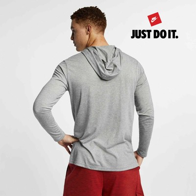 nike men's hyper dry hooded long sleeve tee