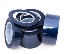 7 Roll High Temp Flashbreaking Masking Tape Set in Blue Polyester 3/8" To 1-1/4"