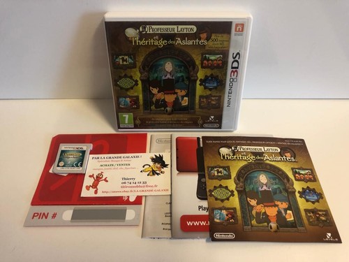 Professeur Layton Et L'Héritage Des Aslantes – 3DS – Neuf Sous Blister – PAL FR