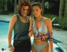 DENISE RICHARDS NEVE CAMPBELL SIGNED AUTOGRAPH WILD THINGS 11X14 PHOTO BECKETT