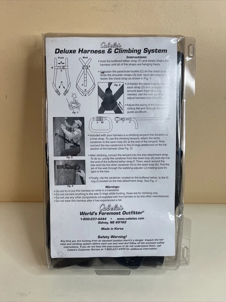 Cabela’s Deluxe, Harness And Climbing System - Image 2 of 4