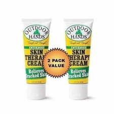 Outdoor Hands Skin Therapy Cream | Hand Repair | Lightly Scented | Two Pack 