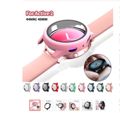 2 Pack Full Screen watch Case Cover For Samsung Galaxy Watch Active 2 40mm 44mm | eBay