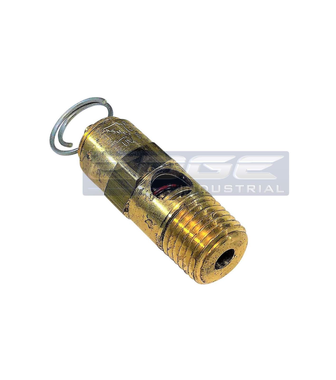 25 PSI BRASS SAFETY PRESSURE RELIEF POP OFF VALVE, AIR TANK, COMPRESSOR