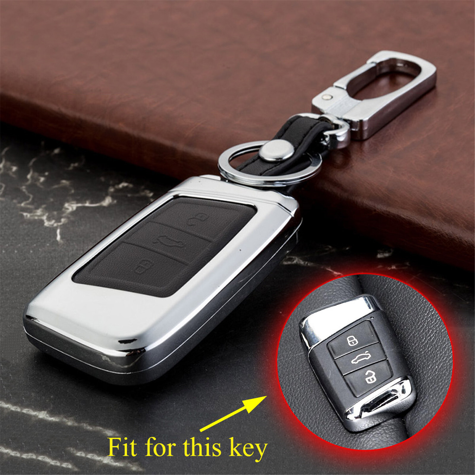 Ontto Custodia Per Chiave Auto, Adatta Per VW Passat B8 Magotan - Foto 4