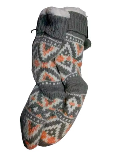 Slipper Socks Women's Warm Comfortable Slip-On Comfy Grippers Fuzzy - Picture 2 of 7