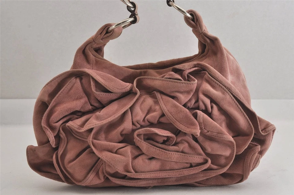 Auténtico Bolso de Hombro YVES SAINT LAURENT Rive Gauche Nadja 112937 Rosa 9079M Foto 2 de 4