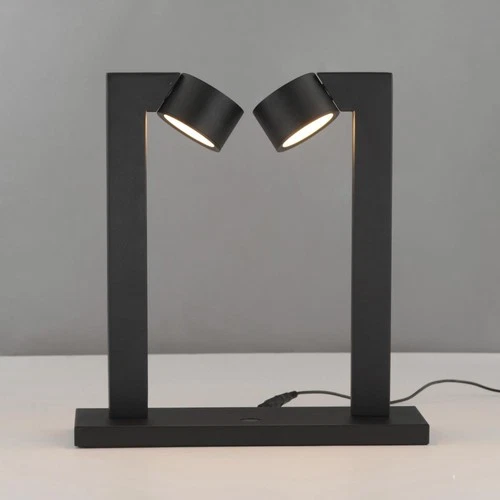 ET2 Contemporary Lighting E30523-BK Embrace Desk Lamp Black - Picture 2 of 4