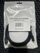 USB-C to USB-C Cable 2 Meter 240W 20Gbps with DisplayPort Alt Mode High-Power