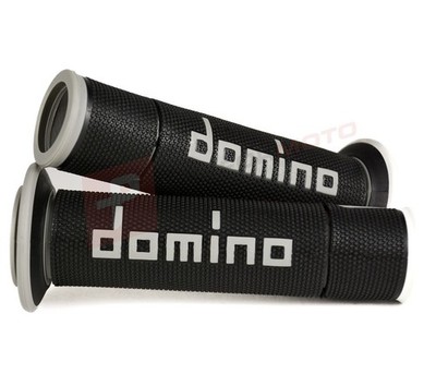 Domino A450 Rennrad & Race Griffe Full Diamond schwarz & grau passend für MV Agusta Bikes