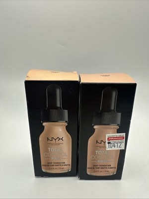 NYX Professional Makeup Total Control Pro Drop Foundation TCDF05 Light Set Of 2