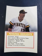 Doug Drabek Pittsburgh Pirates Line Drive Collect a Books PROOF 1991 SCARCE (c)