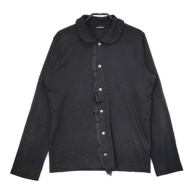 tricot COMME des GARCONS frilled, round collar Blouse shirt