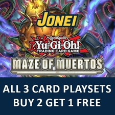 YuGiOh Maze of Muertos MZMU English All Single Card Playset