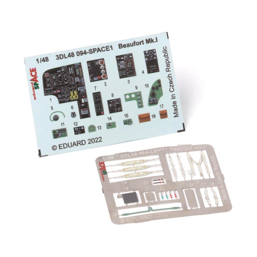 Eduard Bristol Beaufort Mk.I SPACE 3D 1:48 Decals for ICM 48310