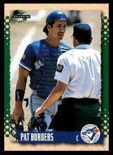 1995 Pinnacle Score Pat Borders #154 Toronto Blue Jays MLB Baseball