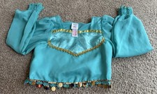 Disney Store Jasmine Costume Aladdin Top Only Sz9-10