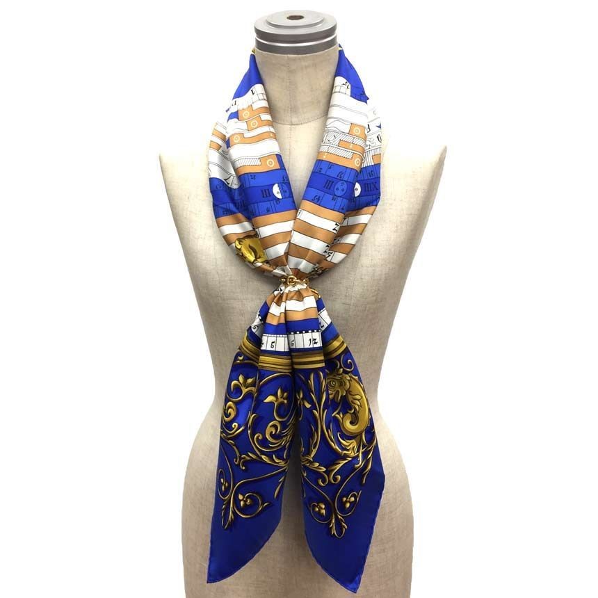 HERMES Scarf Calle 90 DIES ET HORE Astrology aq7783 From HERMES Scarf Calle 90 DIES ET HORE Astrology aq7783 From