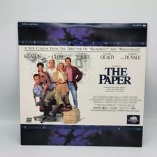 The Paper LaserDisc 1994 Comedy Letterboxed MCA Universal