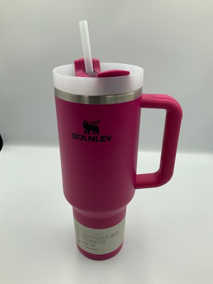 #ad Stanley 40oz Quencher H2.0 FlowState Tumbler Hot or Cold FUCHSIA $38.75