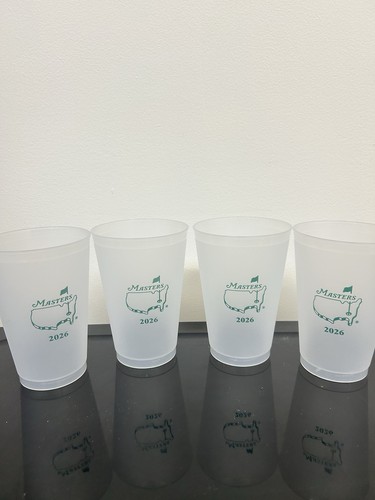 Offizielle Augusta National Masters Golf Cups 2026 - 4er Set Becher - schneller Versand - Bild 2 von 2