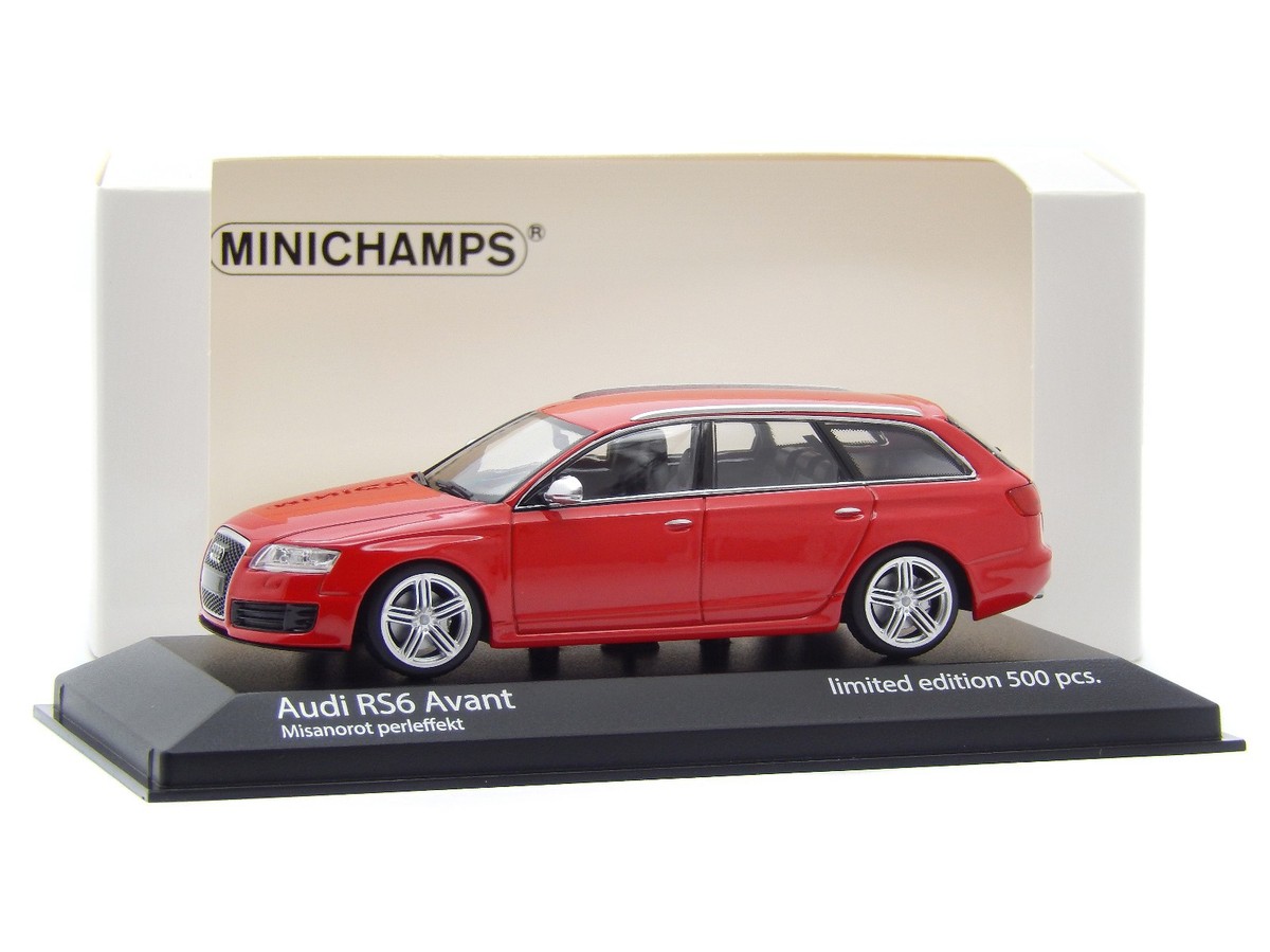 Audi RS6 Avant C6 2008 Red Pearl Minichamps 943017213 1 43 RS 6