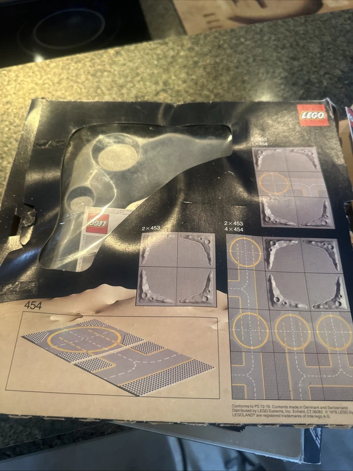 Lego no. 305 Placas de Cráter Luna Lunar De Colección Legoland Espacio Clásico con Caja Foto 2 de 4