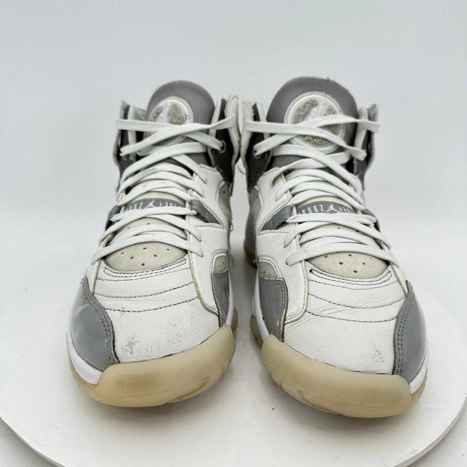 Nike Jumpman Two Trey Women Size 10 DR9631 002 Medium Grey White Training Shoes - Image 3 of 4