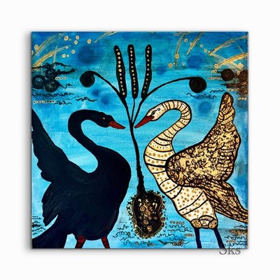''Your Mirror'' Original painting by Sandra Slaughter