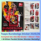 Topps Bundesliga Stickers 25/26 2025/2026 - Complete 362 Stickers + Album + Bonus