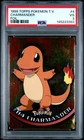 1999 TOPPS POKEMON TV FOIL #4 CHARMANDER PSA 3