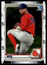 2020 Bowman Chrome Prospects Bryan Mata Boston Red Sox #BCP-128