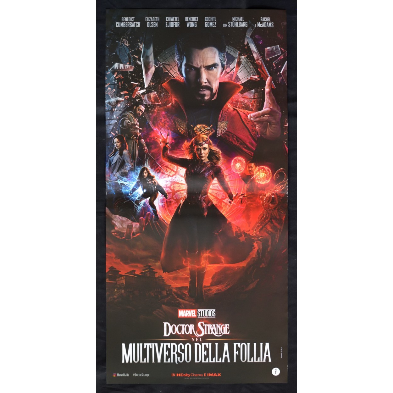 Locandina originale film Doctor Strange nel Multiverso della Follia (2022) - Regia di Sam Raimi